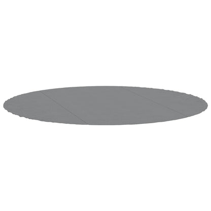 Telo Sotto Piscina Grigio Chiaro Ø366 cm Geotessile Poliestere