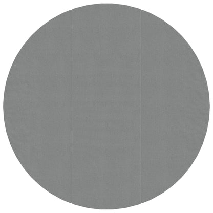 Telo Sotto Piscina Grigio Chiaro Ø396 cm Geotessile Poliestere