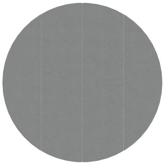 Telo Sotto Piscina Grigio Chiaro Ø428 cm Geotessile Poliestere