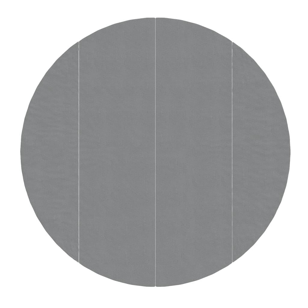Telo Sotto Piscina Grigio Chiaro Ø458 cm Geotessile Poliestere