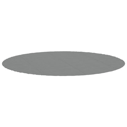 Telo Sotto Piscina Grigio Chiaro Ø458 cm Geotessile Poliestere