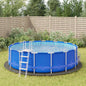 Telo Sotto Piscina Grigio Chiaro Ø458 cm Geotessile Poliestere