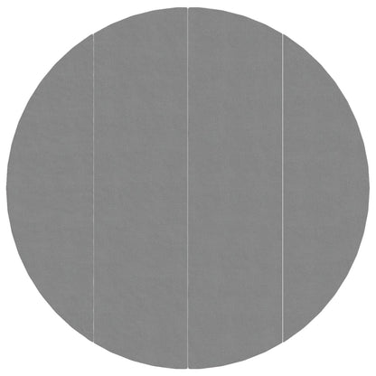 Telo Sotto Piscina Grigio Chiaro Ø500 cm Geotessile Poliestere