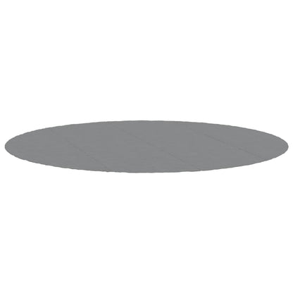 Telo Sotto Piscina Grigio Chiaro Ø500 cm Geotessile Poliestere
