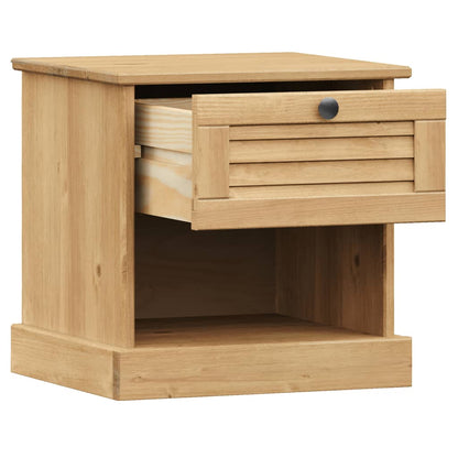 Comodino VIGO 42x35x42 cm in Legno Massello di Pino