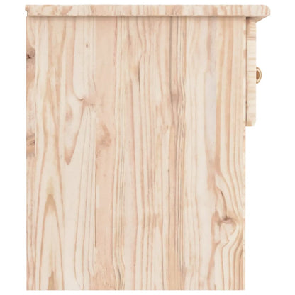 Comodino ALTA 41x35x41 cm in Legno Massello di Pino