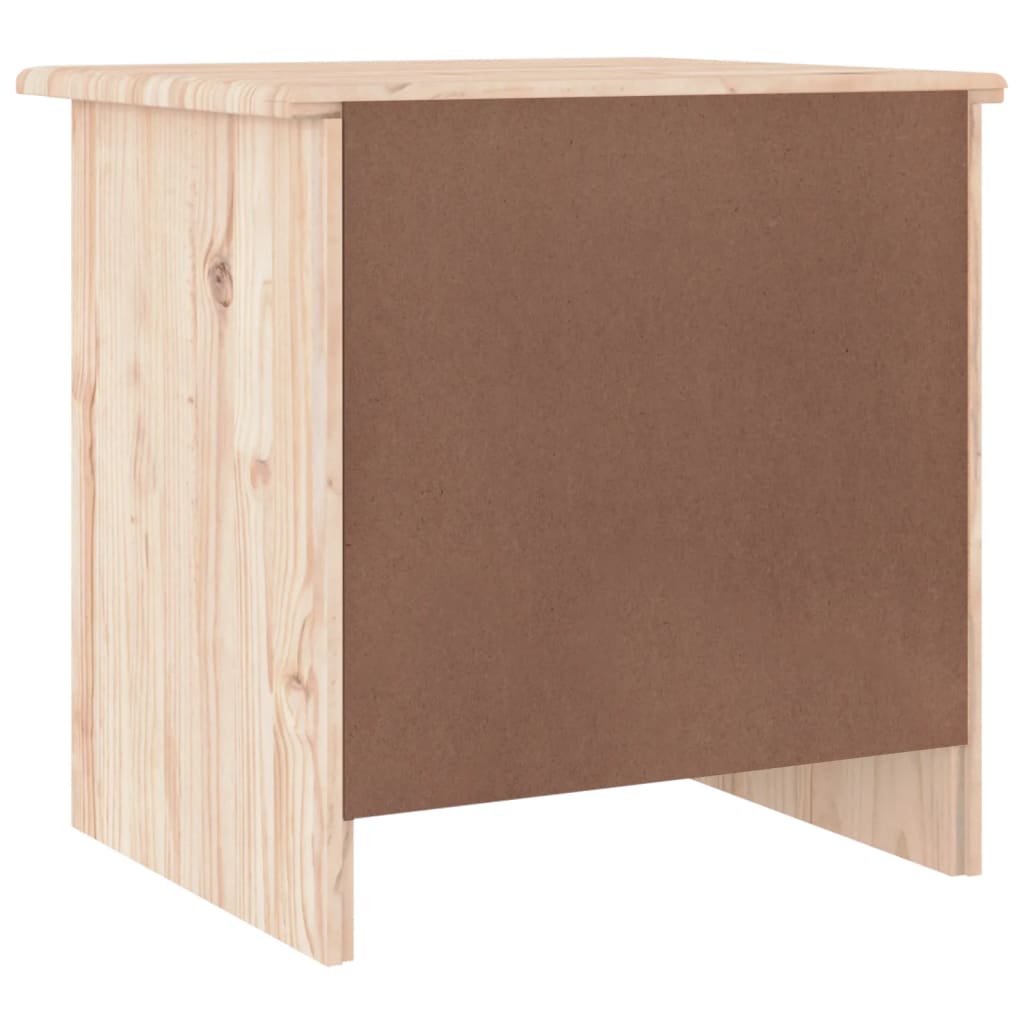 Comodino ALTA 41x35x41 cm in Legno Massello di Pino