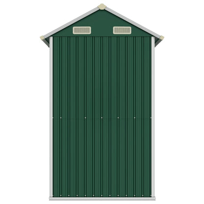 Capanno da Giardino Verde 192x152,5x237 cm Acciaio Zincato