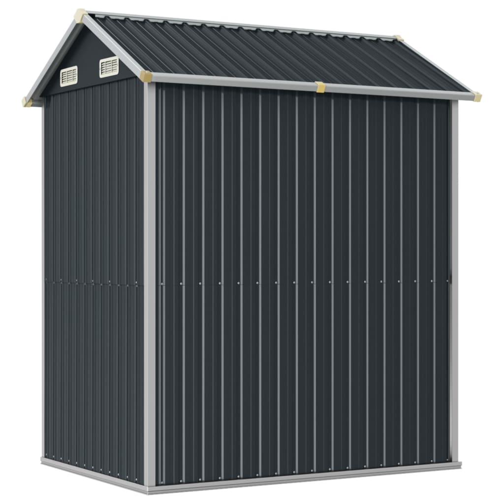 Capanno da Giardino Antracite 192x152,5x237cm Acciaio Zincato