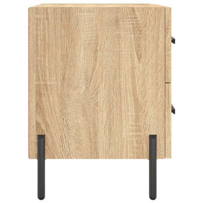 Comodini 2 pz Rovere Sonoma 40x35x47,5 cm in Legno Multistrato