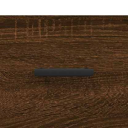 Comodini 2 pz Rovere Marrone 40x35x47,5 cm in Legno Multistrato
