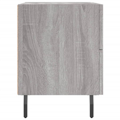 Comodini 2 pz Grigio Sonoma 40x35x47,5 cm in Legno Multistrato