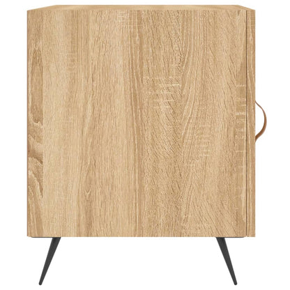 Comodini 2 pz Rovere Sonoma 40x40x50 cm in Legno Multistrato