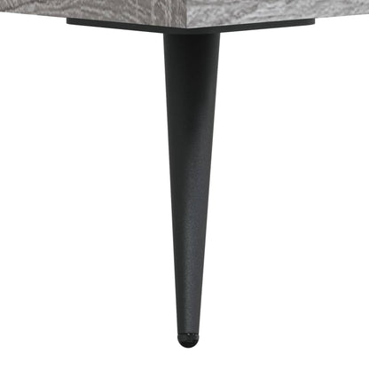 Comodini 2 pz Grigio Sonoma 40x40x50 cm in Legno Multistrato