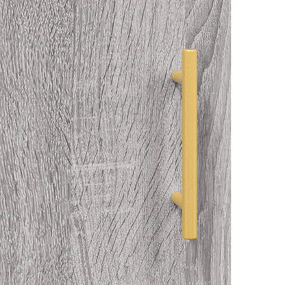 Comodini 2 pz Grigio Sonoma 40x40x50 cm in Legno Multistrato