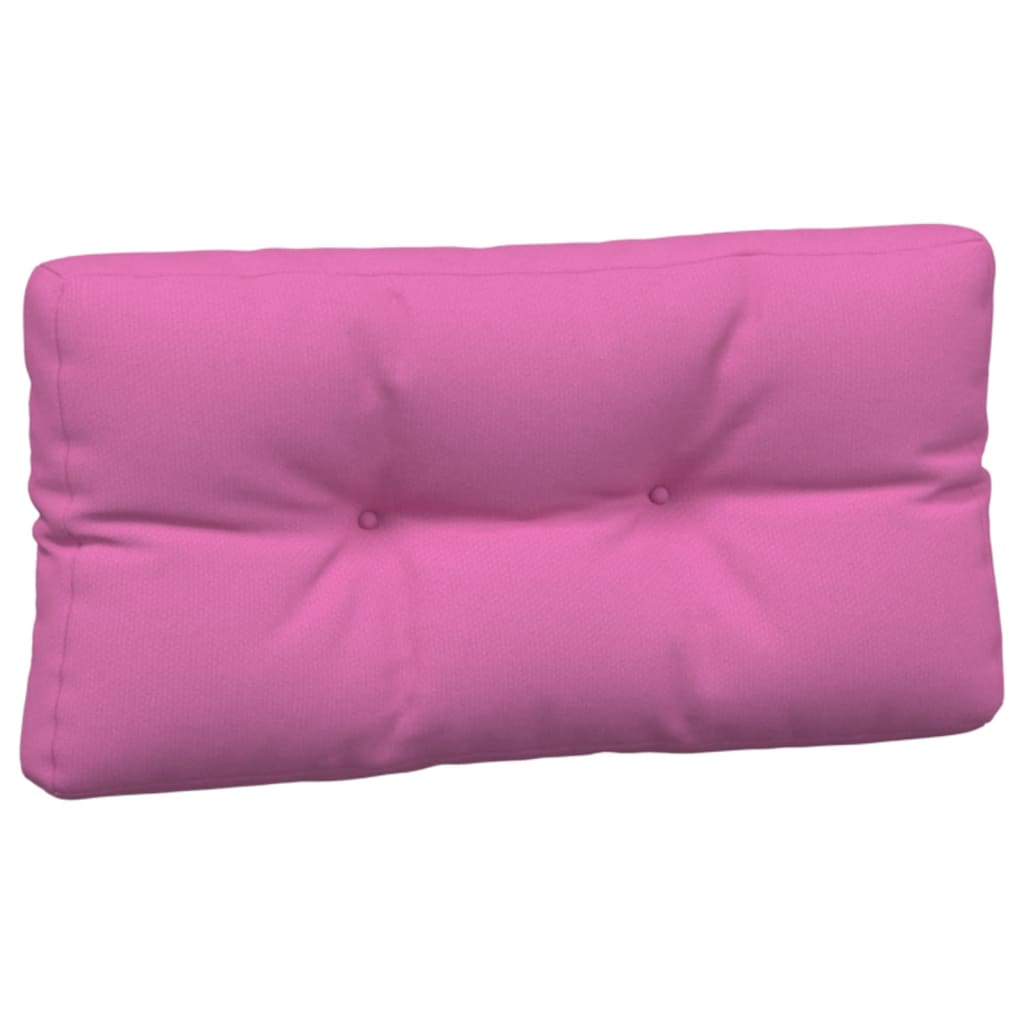 Cuscini per Pallet 7 pz Rosa in Tessuto