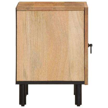 Comodini 2pz 40x33x46 cm in Legno Massello di Mango