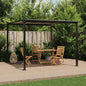 Gazebo da Giardino Antracite 3x3 m in Alluminio