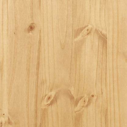 Comodino Corona 45x35x47,5 cm in Legno Massello di Pino