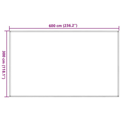 Tappeto da Tenda Sabbia 300x600 cm HDPE
