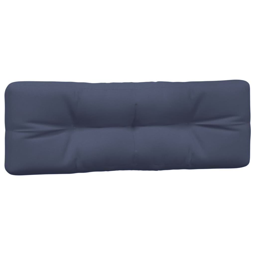 Cuscini per Pallet 3 pz Blu Marino in Tessuto