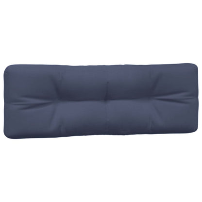 Cuscini per Pallet 3 pz Blu Marino in Tessuto