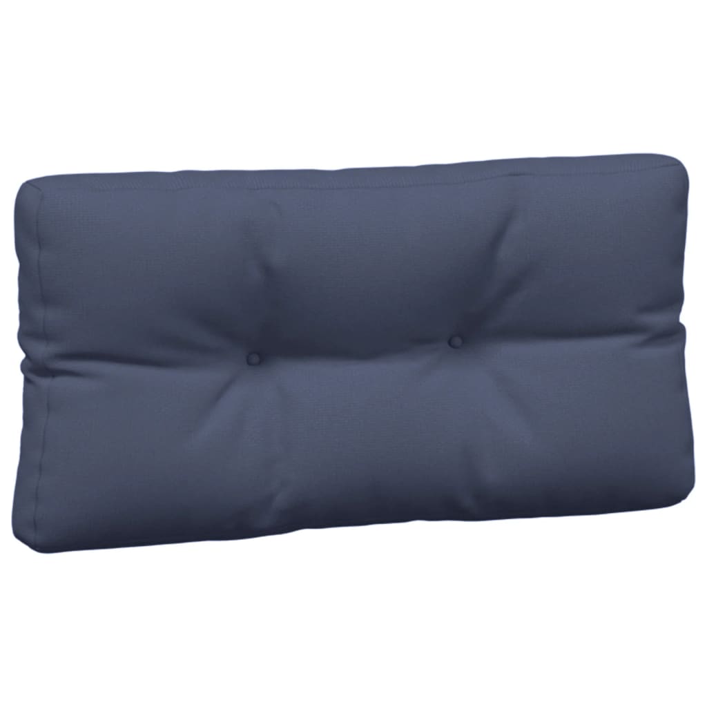 Cuscini per Pallet 3 pz Blu Marino in Tessuto
