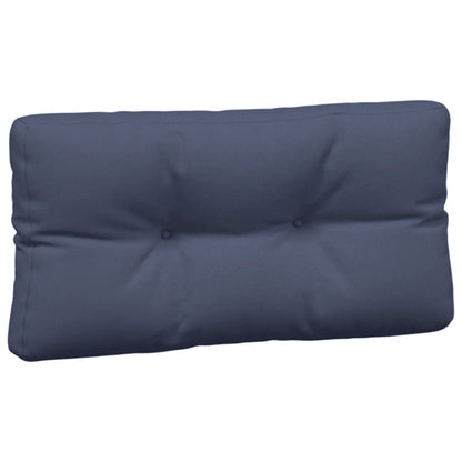 Cuscini per Pallet 3 pz Blu Marino in Tessuto