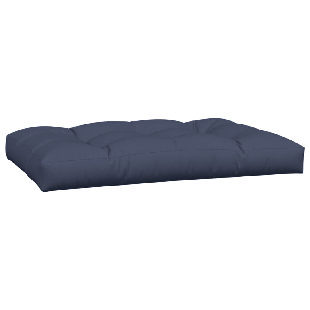 Cuscini per Pallet 3 pz Blu Marino in Tessuto