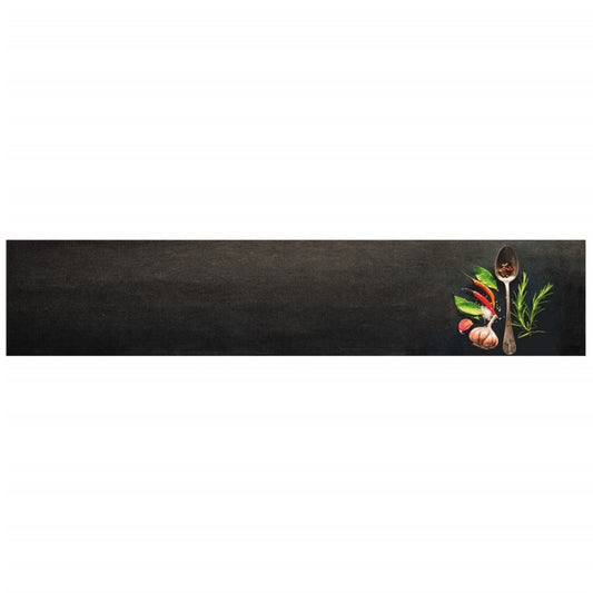 Tappeto da Cucina Lavabile Spezie 60x300 cm Velluto