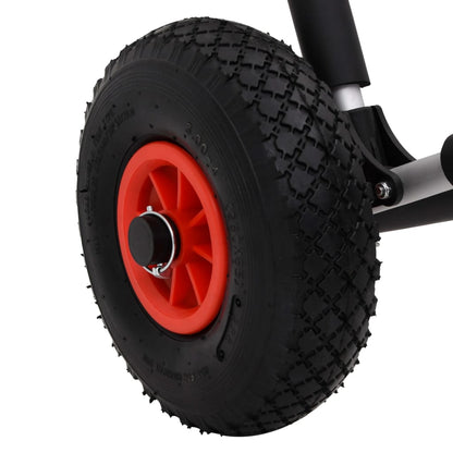 Carrello SUP per 2 Tavole da Surf Pieghevole 90 kg in Alluminio
