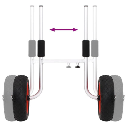 Carrello per Kayak 90 kg in Alluminio