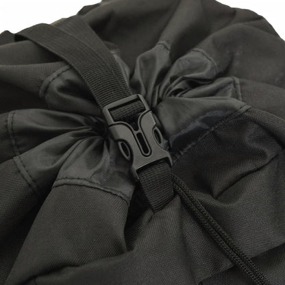 Zaino da Trekking Nero 60 L in Tessuto Oxford