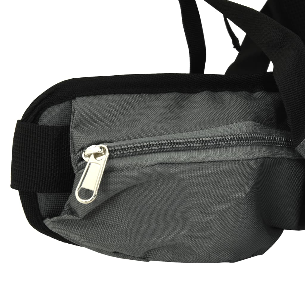 Zaino da Trekking Grigio 60 L in Tessuto Oxford