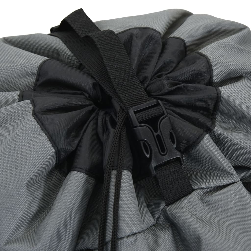 Zaino da Trekking Grigio 60 L in Tessuto Oxford