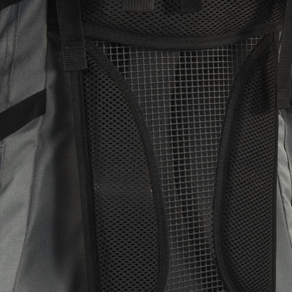 Zaino da Trekking Grigio 80 L in Tessuto Oxford