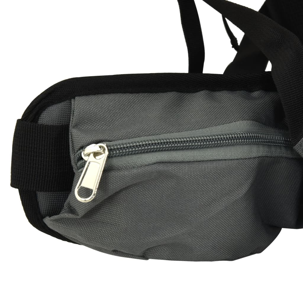 Zaino da Trekking Grigio 80 L in Tessuto Oxford