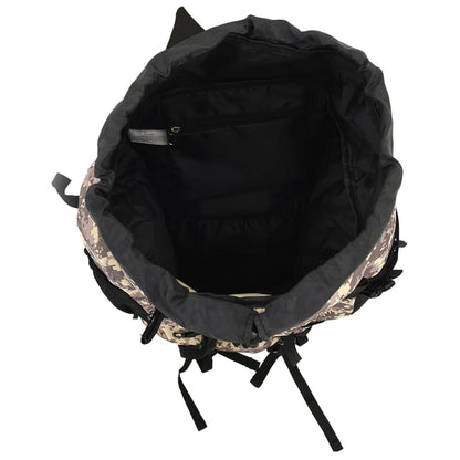 Zaino da Trekking Cammello Mimetico 80 L in Tessuto Oxford