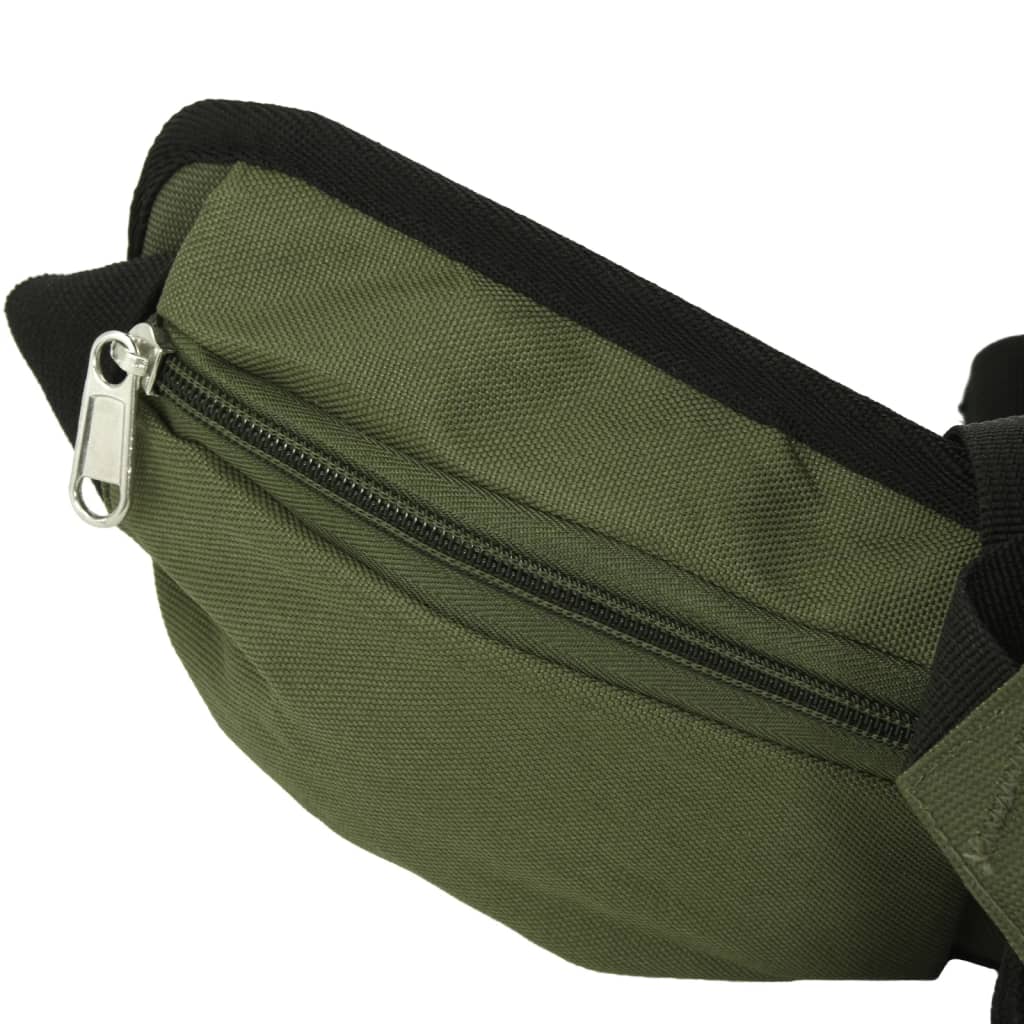 Zaino da Trekking Verde Militare 80 L in Tessuto Oxford