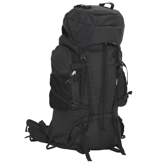 Zaino da Trekking Nero 100 L in Tessuto Oxford
