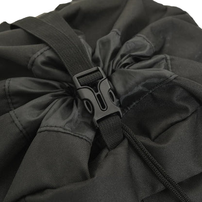 Zaino da Trekking Nero 100 L in Tessuto Oxford