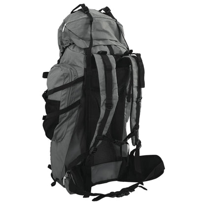 Zaino da Trekking Grigio 100 L in Tessuto Oxford