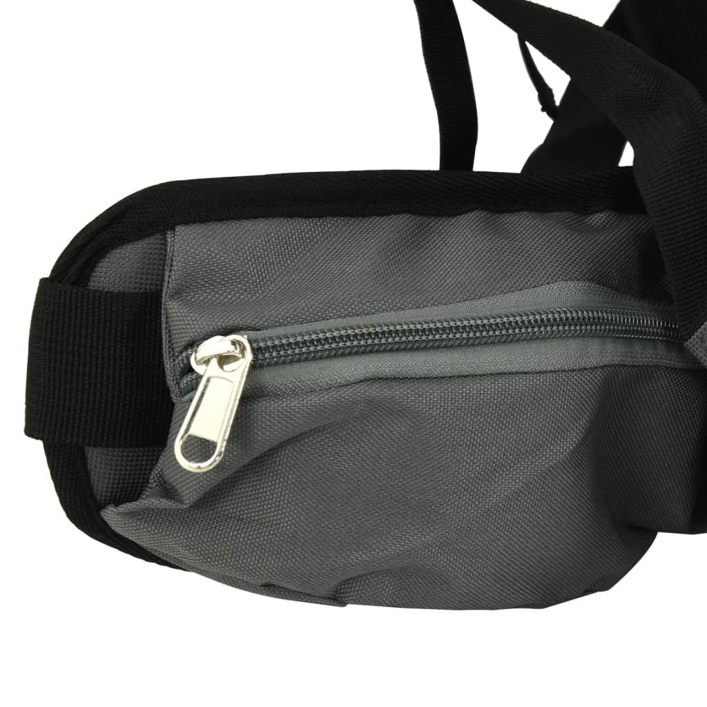 Zaino da Trekking Grigio 100 L in Tessuto Oxford