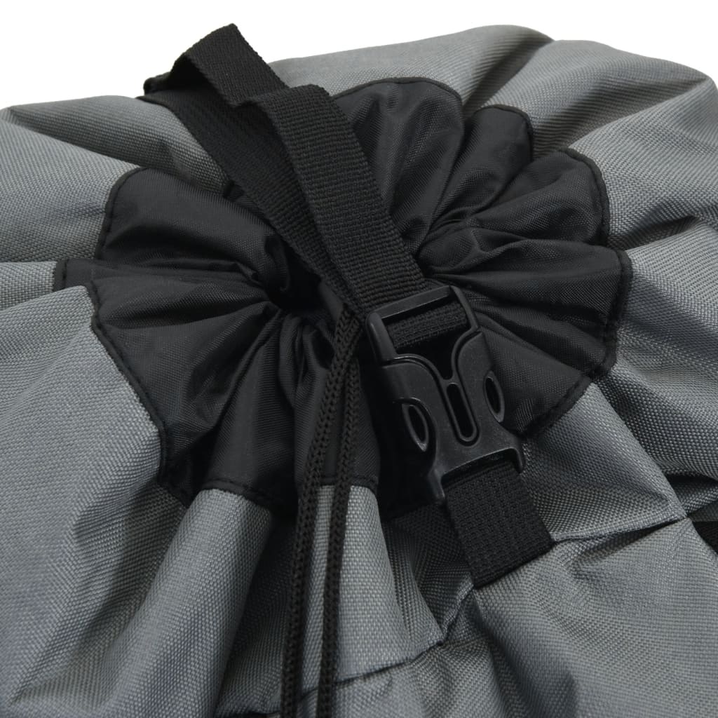 Zaino da Trekking Grigio 100 L in Tessuto Oxford