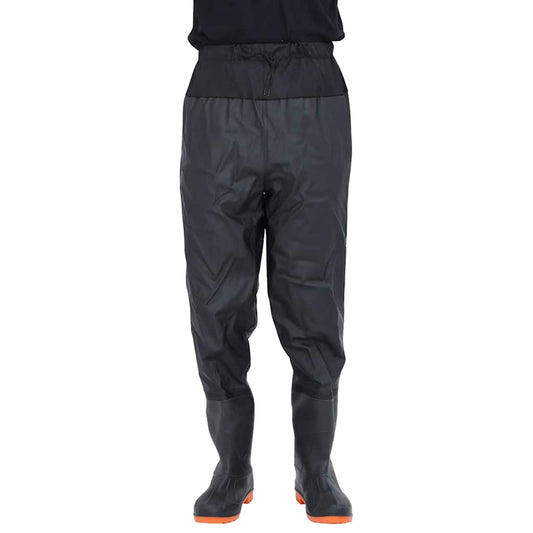 Wader da Pesca alla Vita con Stivali Nero Taglia 38