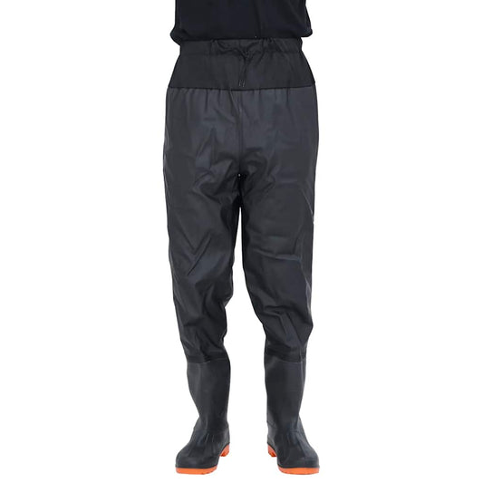 Wader da Pesca alla Vita con Stivali Nero Taglia 42