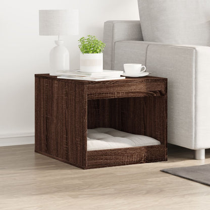Recinto Lettiera Gatti Rovere Marrone 47x59x42 cm in Truciolato