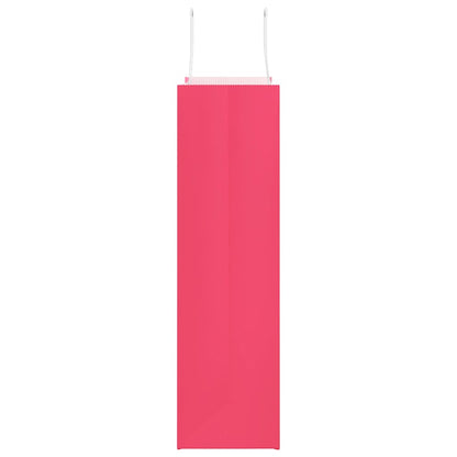 Sacchetti di Carta 250 pz con Manici Rosa 32x12x42 cm