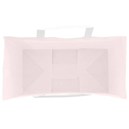 Sacchetti di Carta 250 pz con Manici Rosa 32x17x25 cm