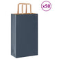 Sacchetti di Carta 50 pz con Manici Blu 21x11x36 cm